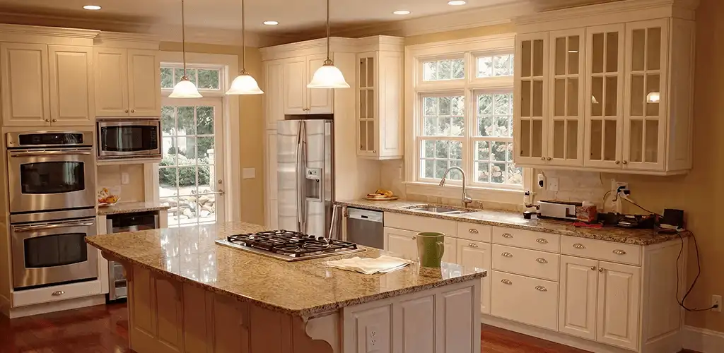Custom cabinet door installation and kitchen upgrade in Arlington, TX