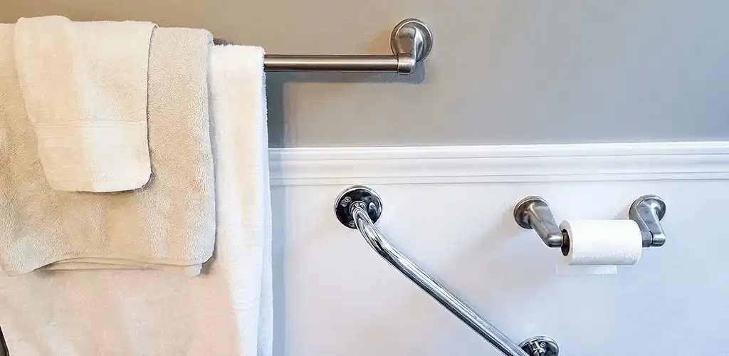 Bathroom grab bar installation for safety and accessibility in Arlington, TX
