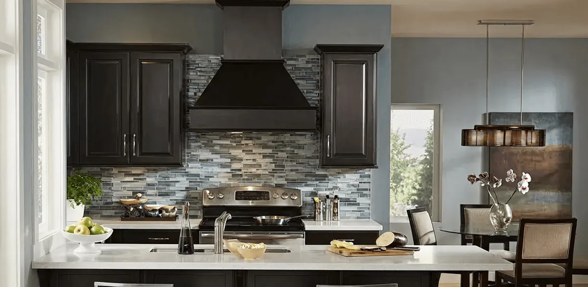 Kitchen cabinet painting and refinishing in a modern kitchen in Arlington, TX