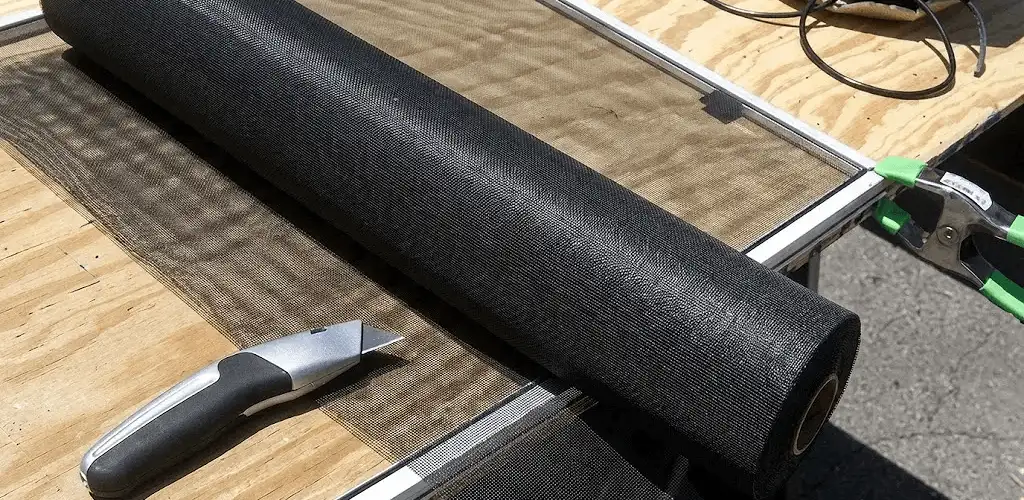 Window screen replacement materials and tools for screen repair in Arlington, TX